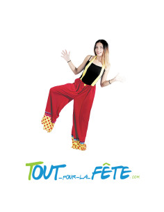 Pantalon de clown adulte M/L
