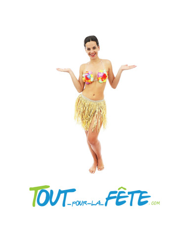 Soutien-gorge hawaïen multicolore