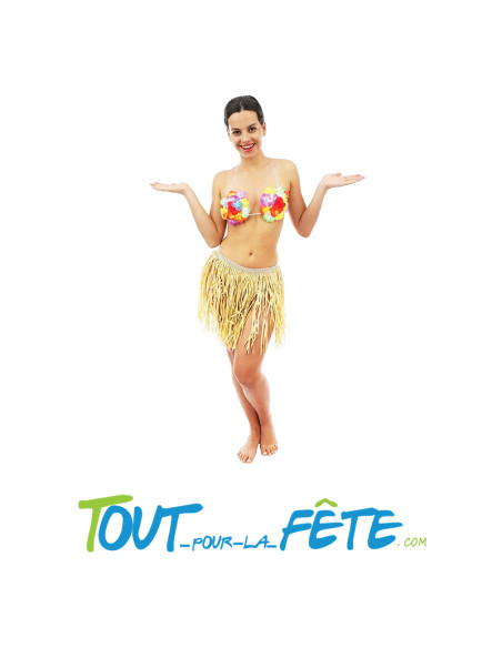 Soutien-gorge hawaïen multicolore