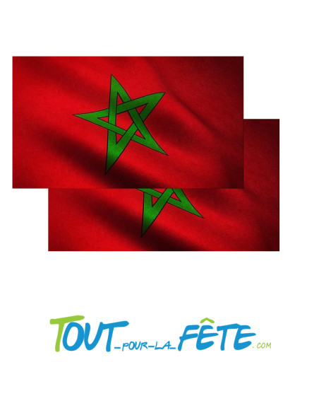 Drapeau polyester Maroc 90x150 cm