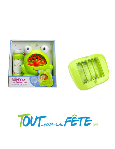 Machine a bulle "Romy la gronouille"