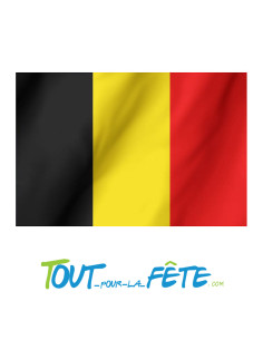 Drapeau polyester Belgique 90x150 cm