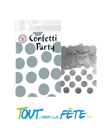 Sachet 15 g de confettis 2,5 cm papier de soie