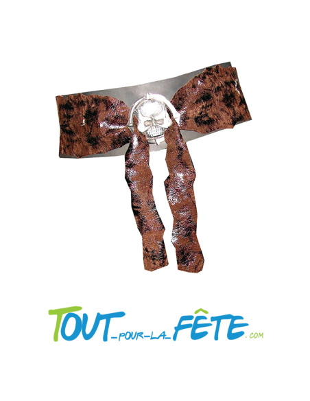 Ceinture de pirate avec crane