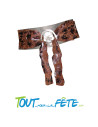 Ceinture de pirate avec crane