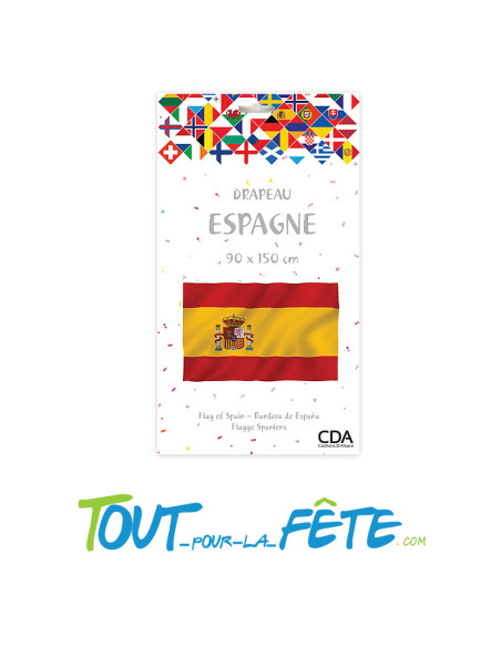 Drapeau polyester Espagne 90x150 cm