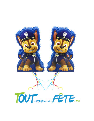 Pinata à tirer Pat'patrouille Chase 34 cm x 22 cm