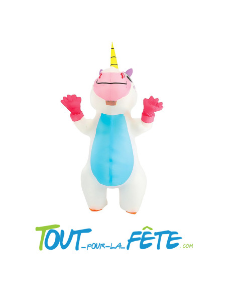 Déguisement de licorne gonflable taille adulte