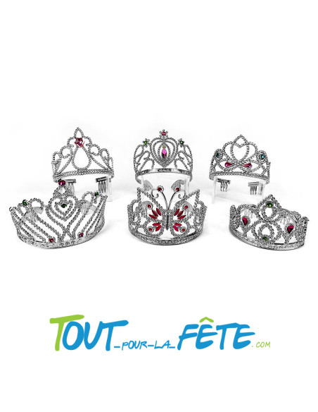 Tiare ALEXIA argent 6 modèles assortis