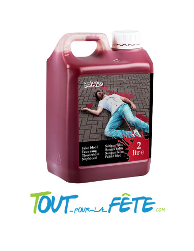Bidon de faux sang 2 litres