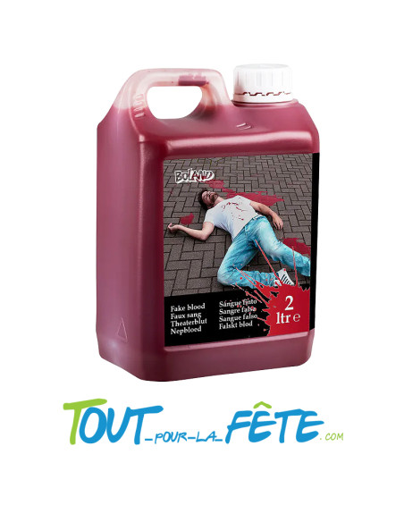 Bidon de faux sang 2 litres