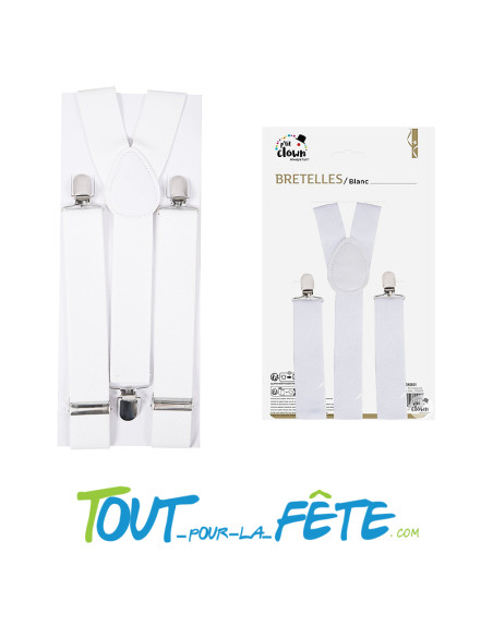 Bretelles ( blanches - rouges - noires )