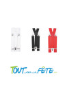 Bretelles ( blanches - rouges - noires )