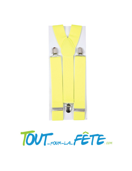 Bretelles fluo ( rose - vert - jaune - orange )