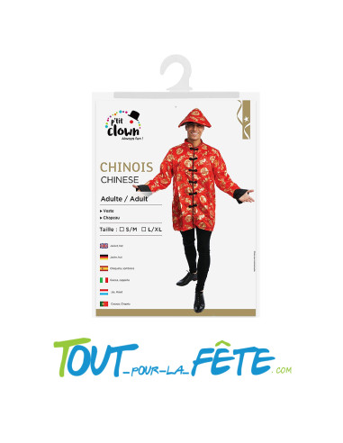 déguisement de chinois taille adulte