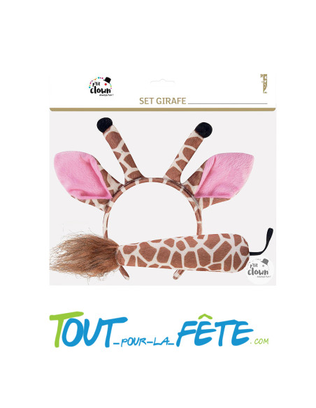 Set de girafe serre tête et queue