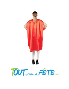 Déguisement de super-héros ( cape - loup - manchettes ) couleur rouge taille unique 2