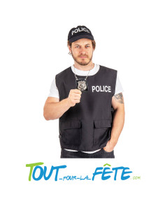 Collier badge de policier 2