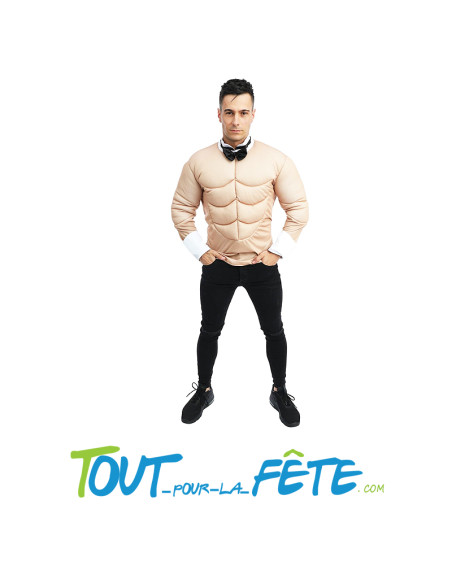 Déguisement monsieur muscle pour adulte taille unique