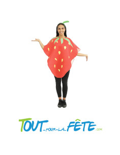 Déguisement de fraise pour adulte Taille unique