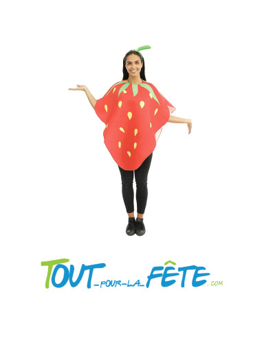Déguisement de fraise pour adulte Taille unique