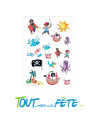 Tatouages temporaires pirates