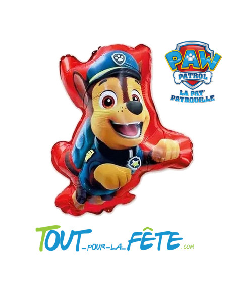 Ballon aluminium La Pat Patrouille Chase 58 x 68 cm
