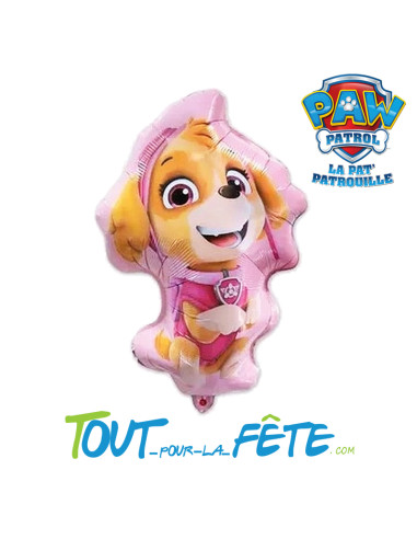 Ballon aluminium La Pat Patrouille Stella 48 x 70 cm