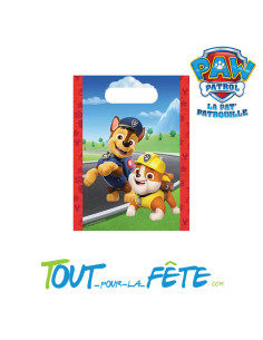 Lot de 4 sachets bonbons en carton Pat'Patrouille 2