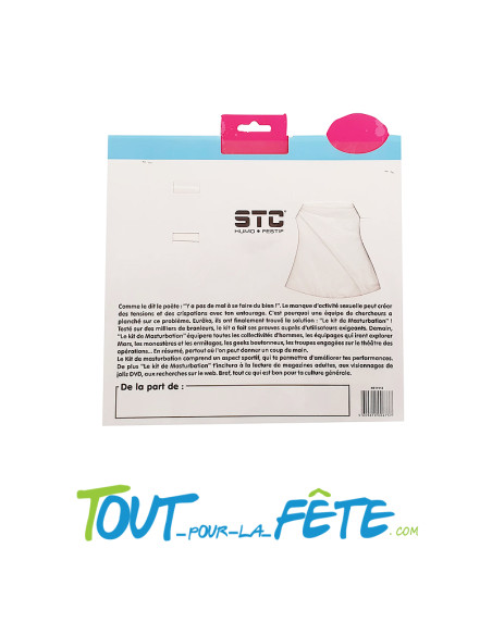 Kit de Masturbation gant, serviette, cible