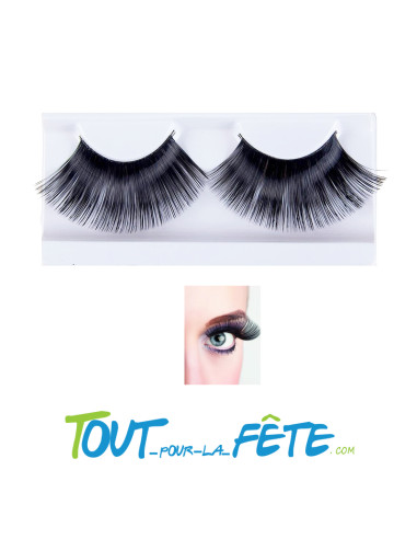 Faux cils noirs auto adhésifs