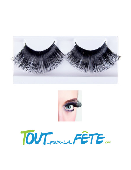Faux cils noirs auto adhésifs