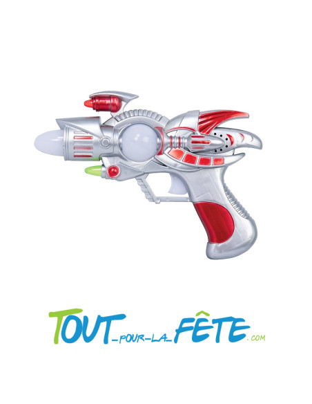 Pistolet de l'espace sonore et lumineux