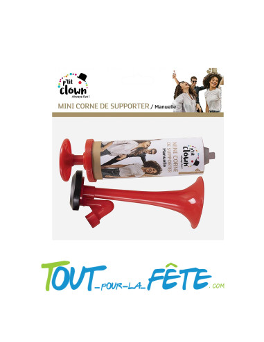 Mini corne de brume manuelle de supporter
