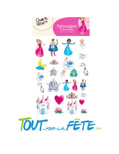 Tatouages temporaires de princesse 2