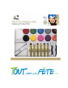 Palette de maquillage ( 11 coloris ) + applicateur + crayons