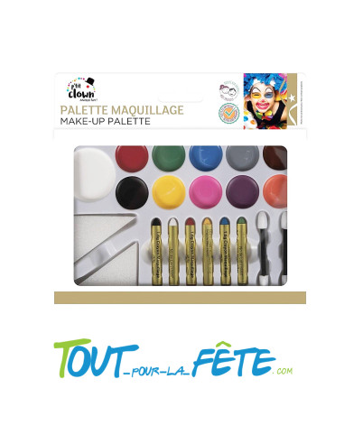 Palette de maquillage ( 11 coloris ) + applicateur + crayons