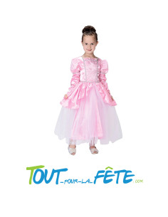 Déguisement de princesse rose taille enfant