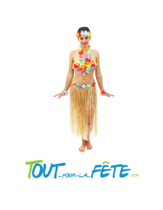 Jupe hawaïenne 80 cm taille adulte