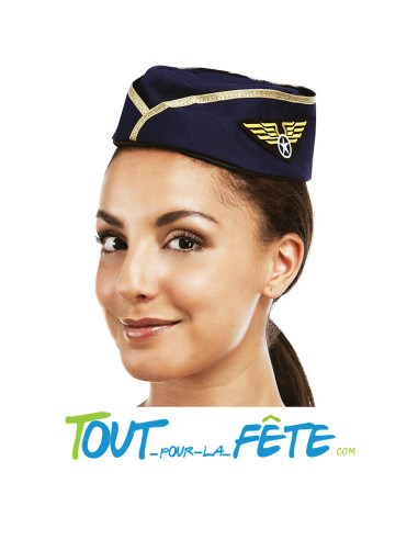 Calot / chapeau hôtesse de l'air