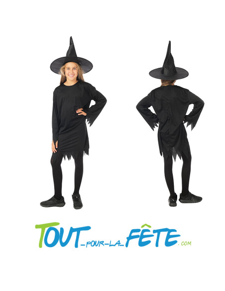 Déguisement de sorcière taille enfant