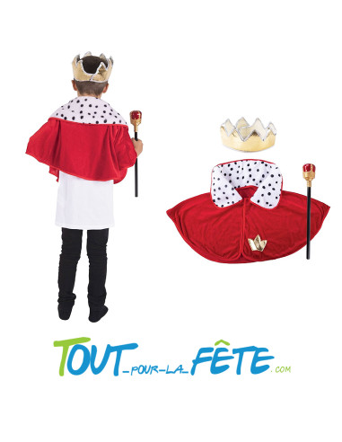 Set de prince ( cape - couronne - sceptre )