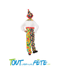 Déguisement de clown multicolore taille enfant 2