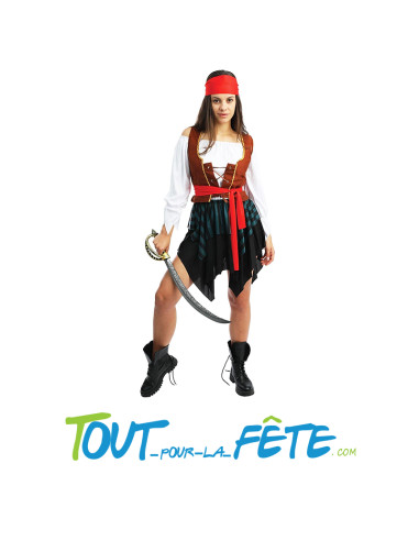 Déguisement de pirate femme adulte