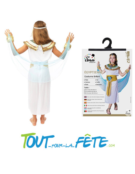 Déguisement égyptienne taille enfant