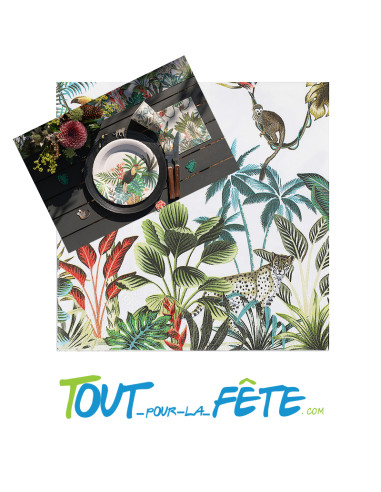 20 serviettes Java / tropical
