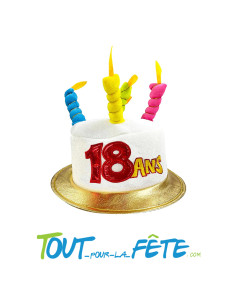 Chapeaux bougies joyeux anniversaire par âge doré 2