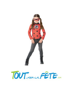 Top + masque Miraculous Ladybug