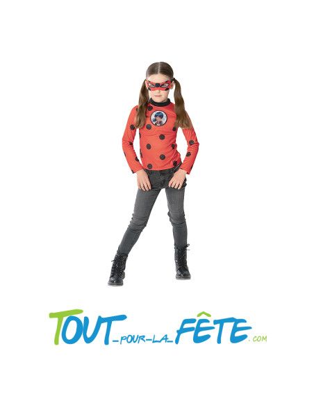 Top + masque Miraculous Ladybug