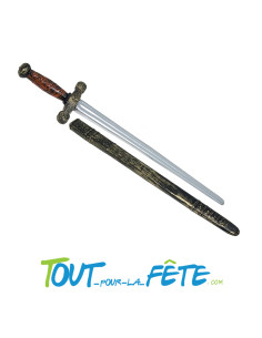 Epée de chevalier avec fourreau 75 cm
